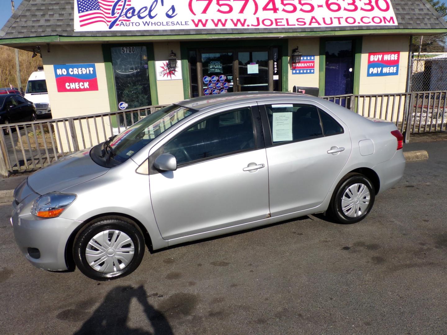 2008 Silver Toyota Yaris Sedan (JTDBT923381) with an 1.5L L4 DOHC 16V engine, located at 5700 Curlew Drive, Norfolk, VA, 23502, (757) 455-6330, 36.841885, -76.209412 - Photo#0